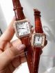 High Replica Cartier Santos-Dumont de Watches Diamond-set Leather Strap (5)_th.jpg